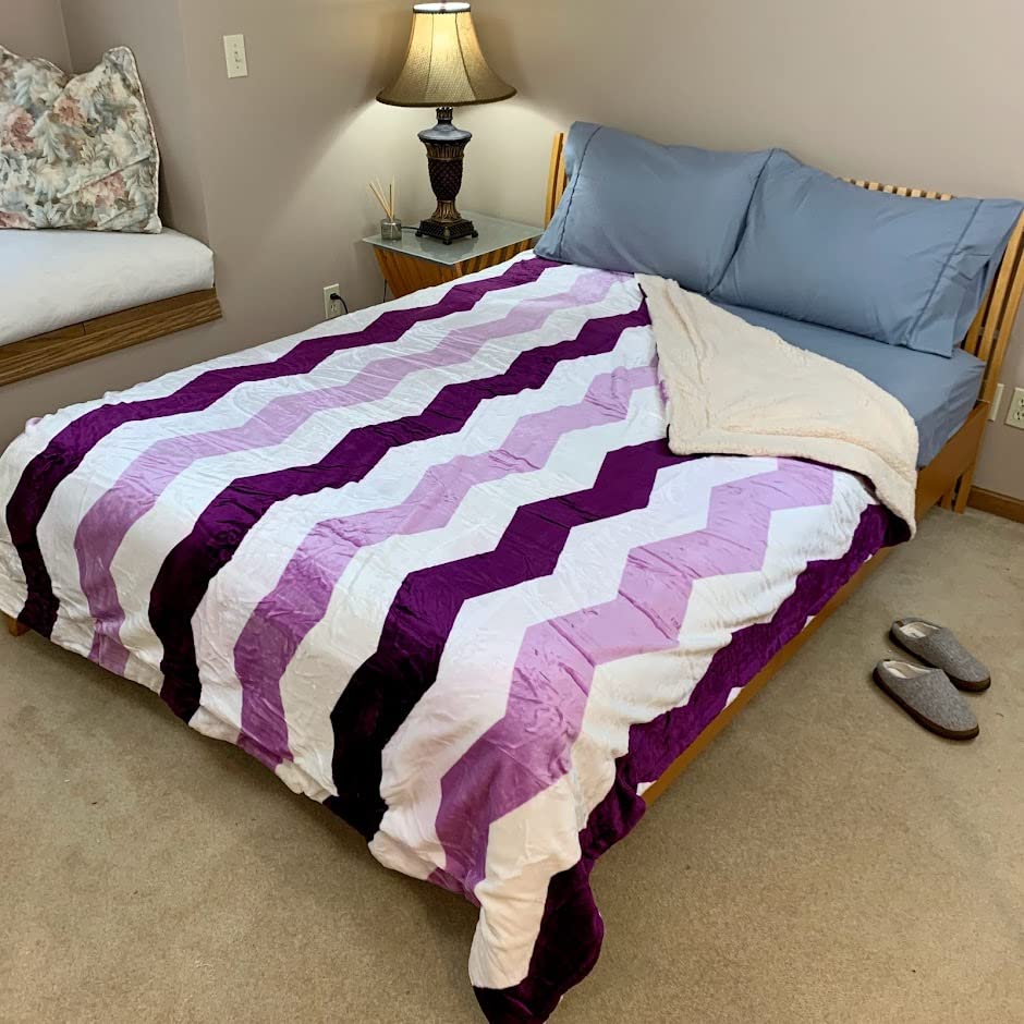 Sherpa Fleece Queen Blanket, 25+ Designs