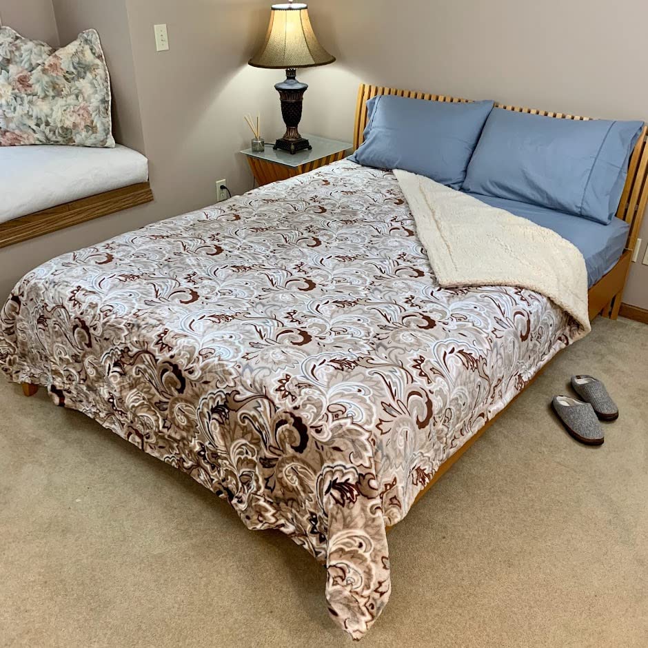 Sherpa Fleece Queen Blanket, 25+ Designs