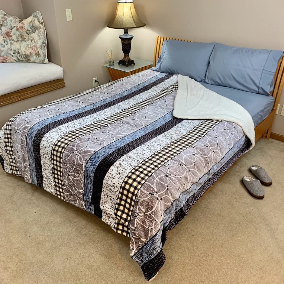 Sherpa Fleece Queen Blanket, 25+ Designs