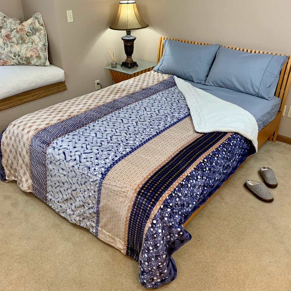 Sherpa Fleece Queen Blanket, 25+ Designs