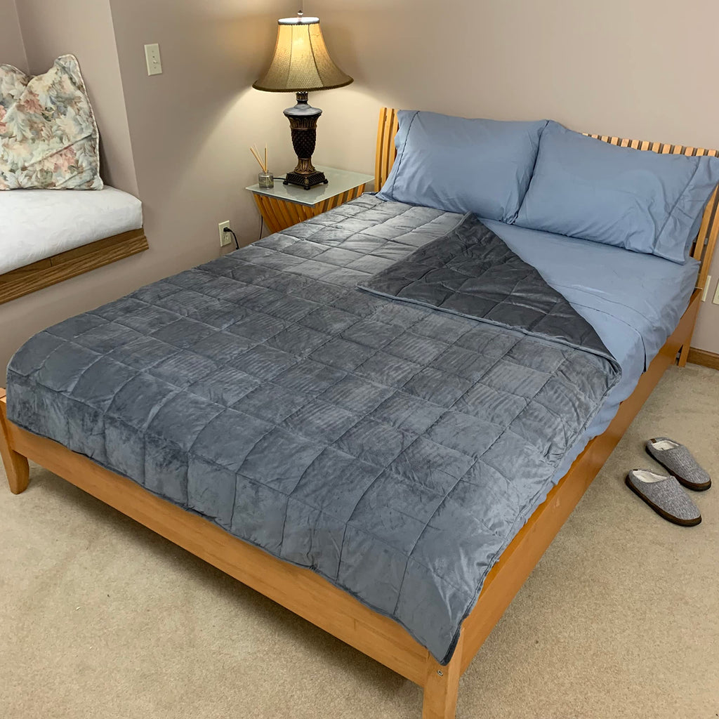 Sacred Thread Weighted Blanket - Great for Kids and Adults - Heavy Blanket with High Breathability - Soft, Durable Cover Glass Beads