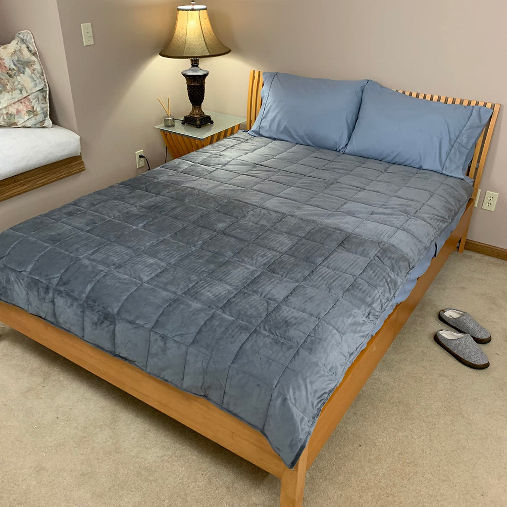 Sacred Thread Weighted Blanket - Great for Kids and Adults - Heavy Blanket with High Breathability - Soft, Durable Cover Glass Beads