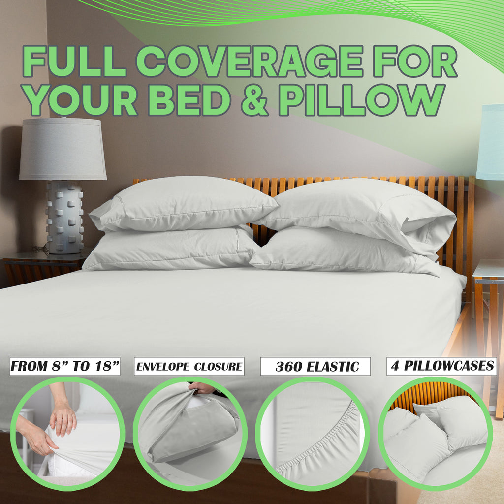 4 Pc Bamboo Sheet Set - TWIN XL