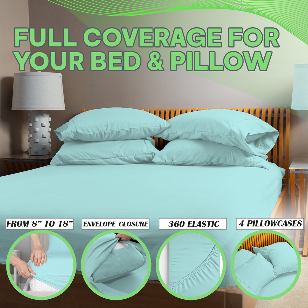 4 Pc Bamboo Sheet Set - TWIN XL