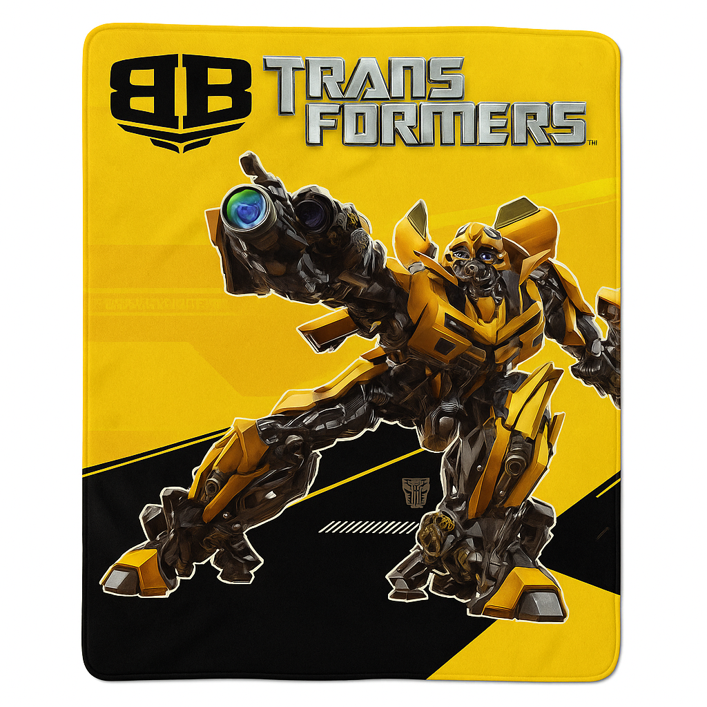 60x80 Transformers Bumblebee Blanket