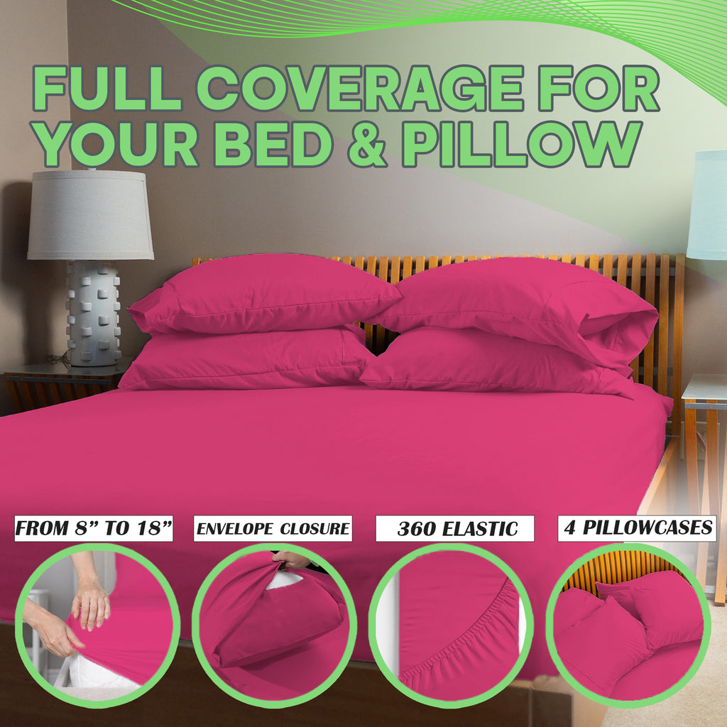 4 Pc Bamboo Sheet Set - TWIN XL