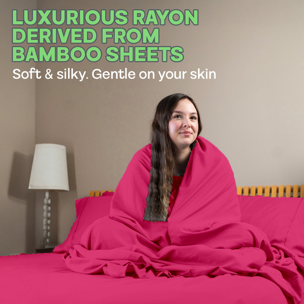 4 Pc Bamboo Sheet Set - TWIN XL