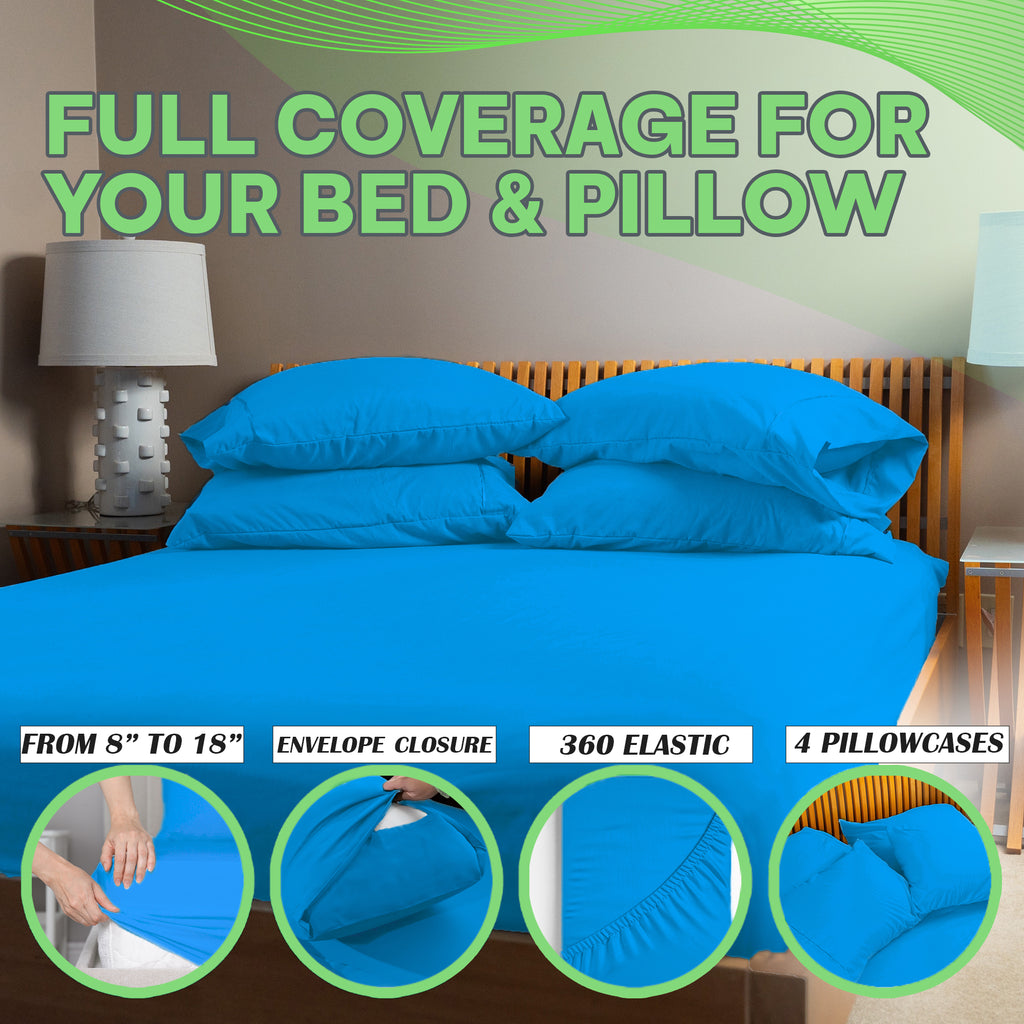 4 Pc Bamboo Sheet Set - TWIN XL