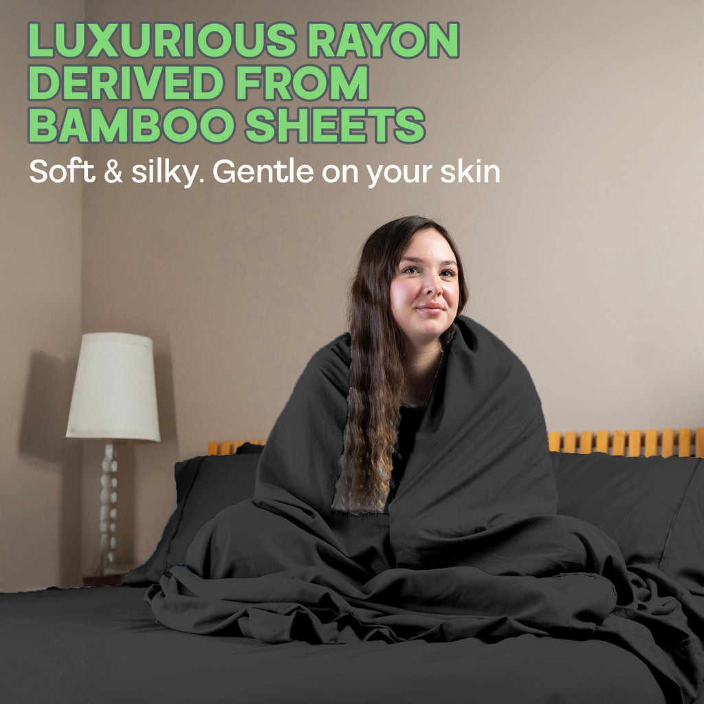 4 Pc Bamboo Sheet Set - TWIN XL