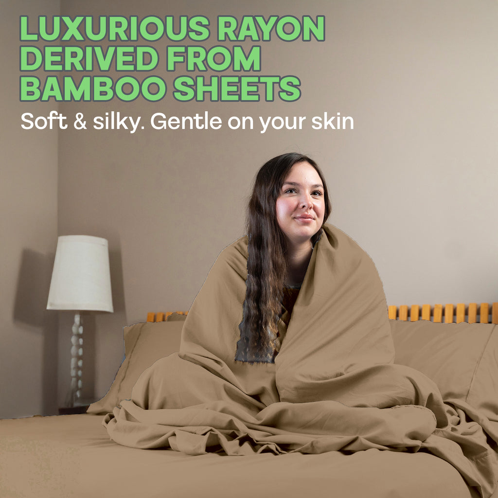 4 Pc Bamboo Sheet Set - TWIN XL
