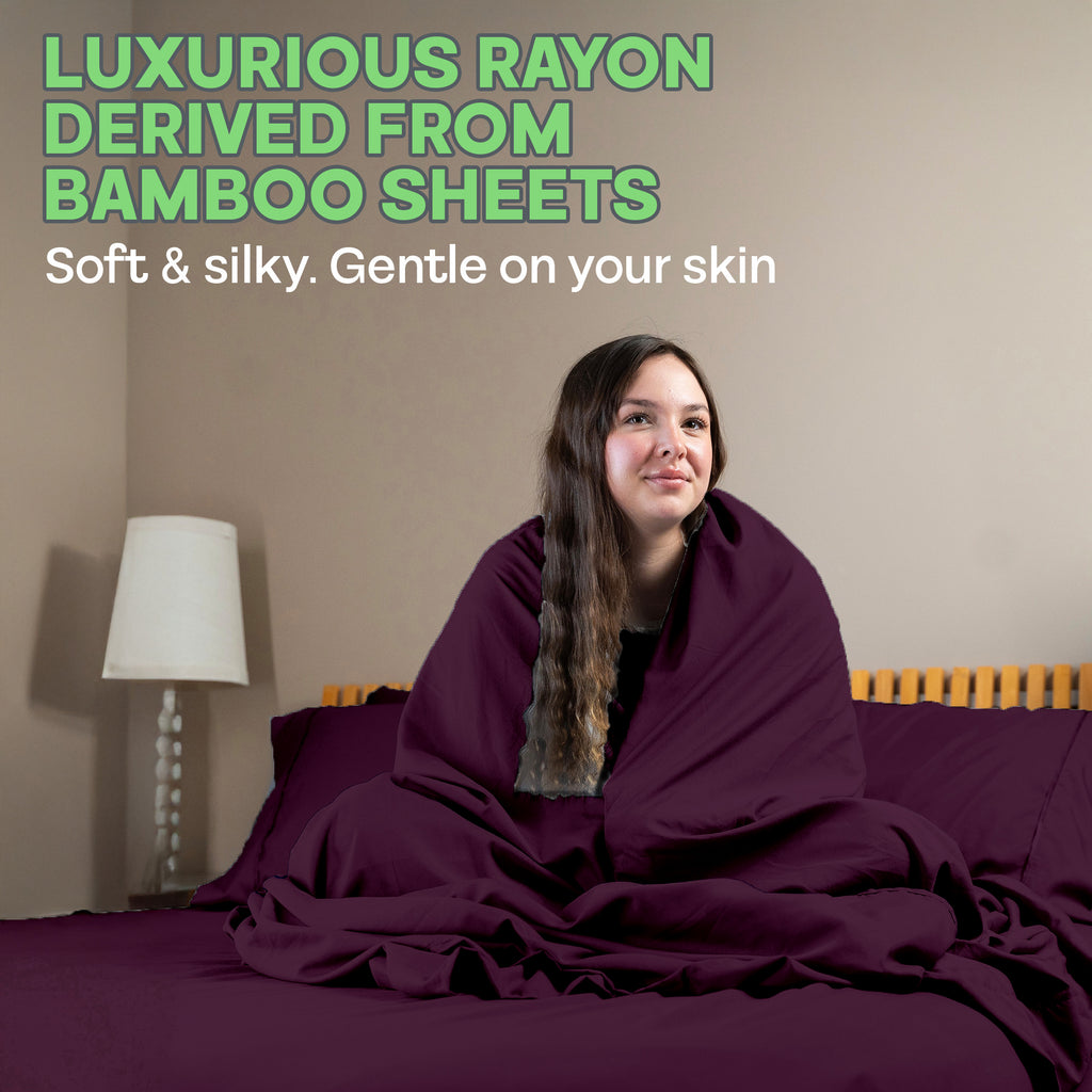 4 Pc Bamboo Sheet Set - TWIN XL