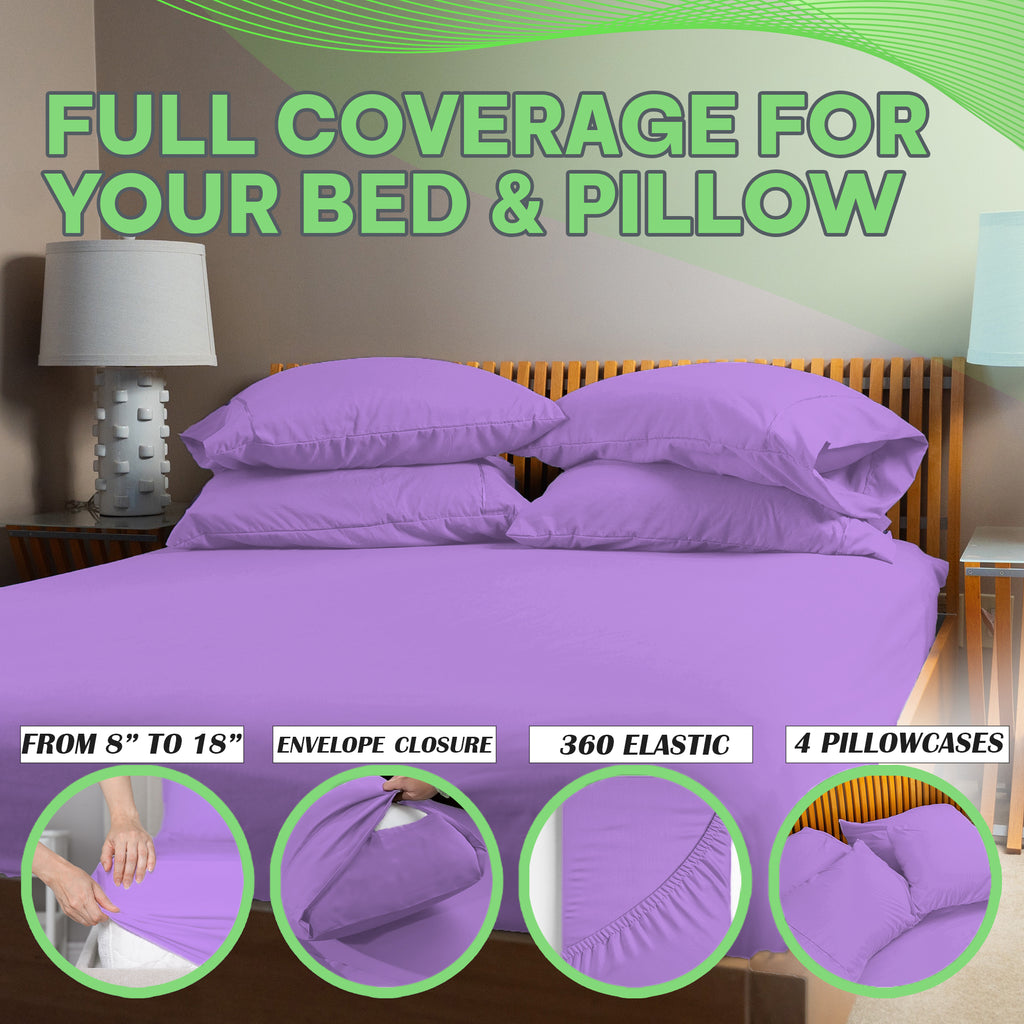 4 Pc Bamboo Sheet Set - TWIN XL