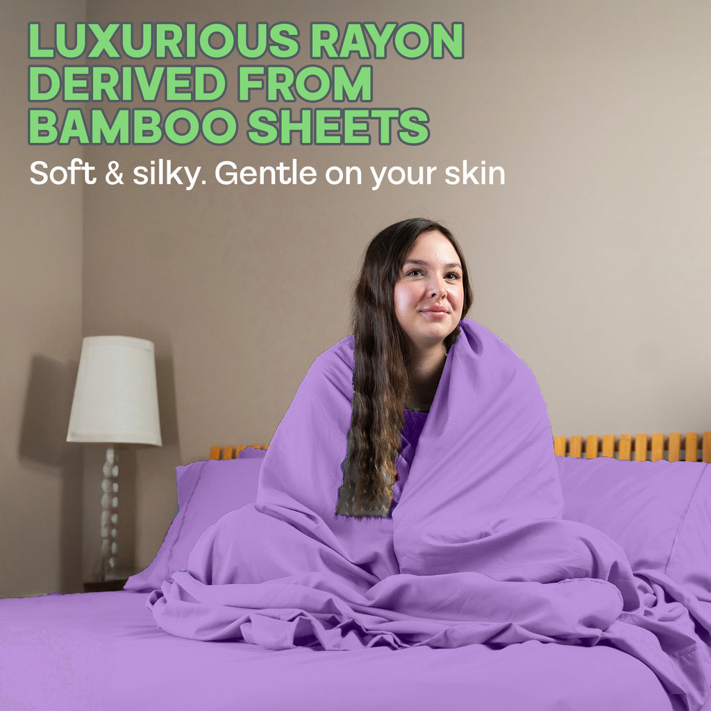 4 Pc Bamboo Sheet Set - TWIN XL