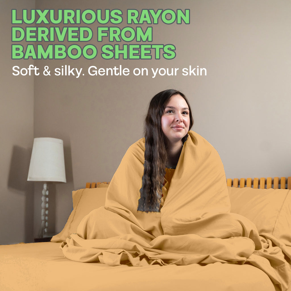 4 Pc Bamboo Sheet Set - TWIN XL