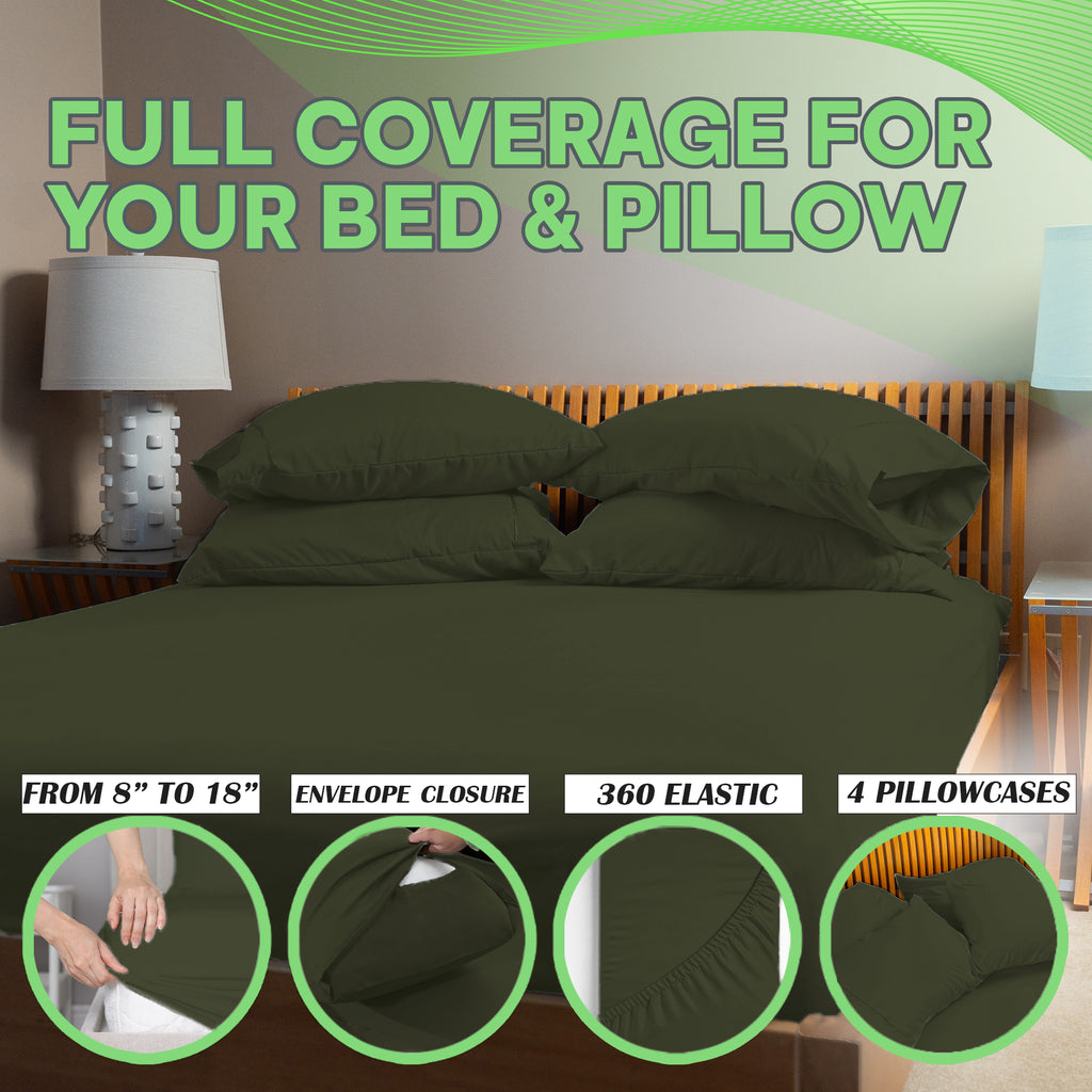 4 Pc Bamboo Sheet Set - TWIN XL