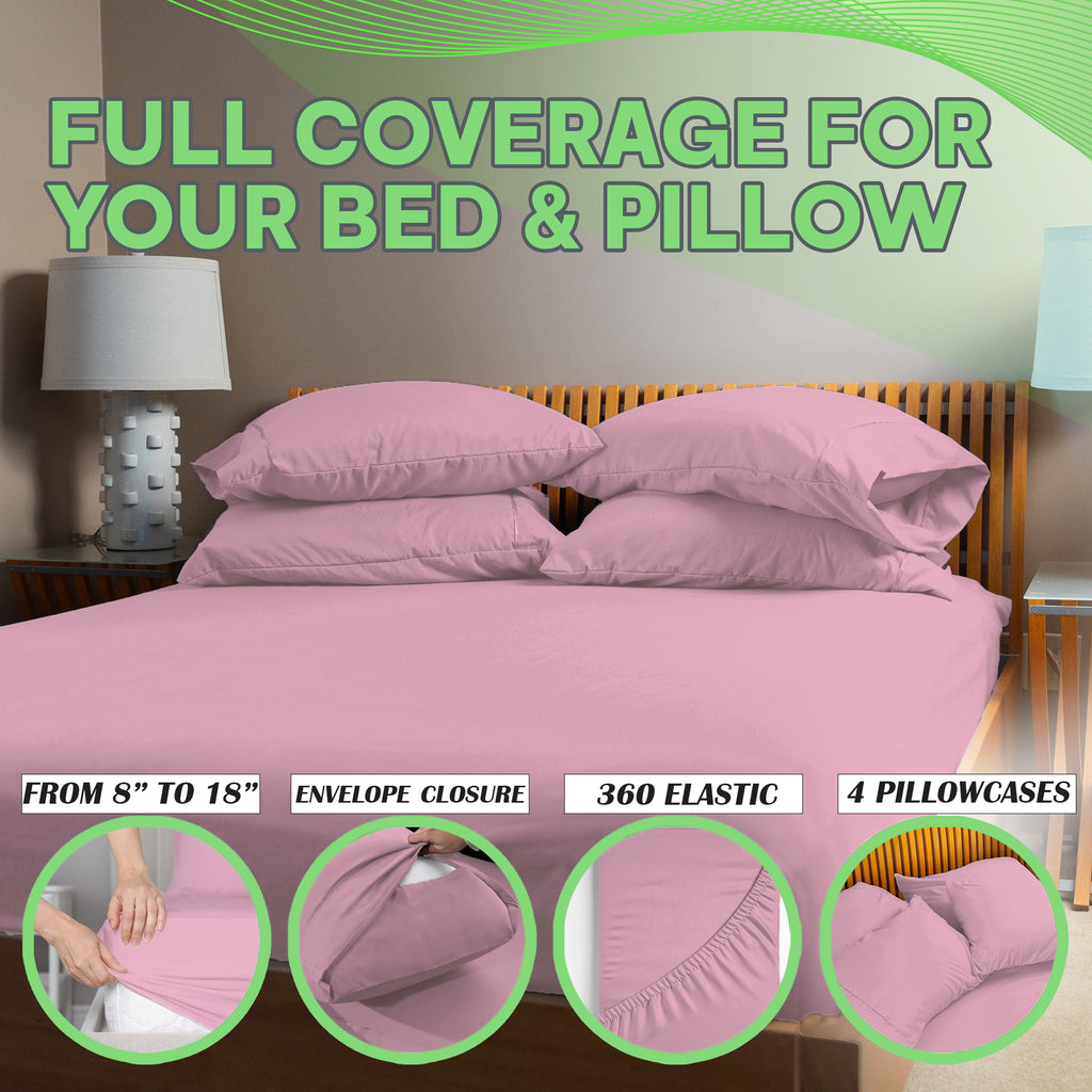 4 Pc Bamboo Sheet Set - TWIN XL