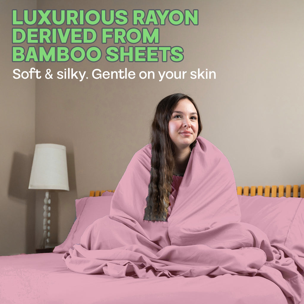 4 Pc Bamboo Sheet Set - TWIN XL