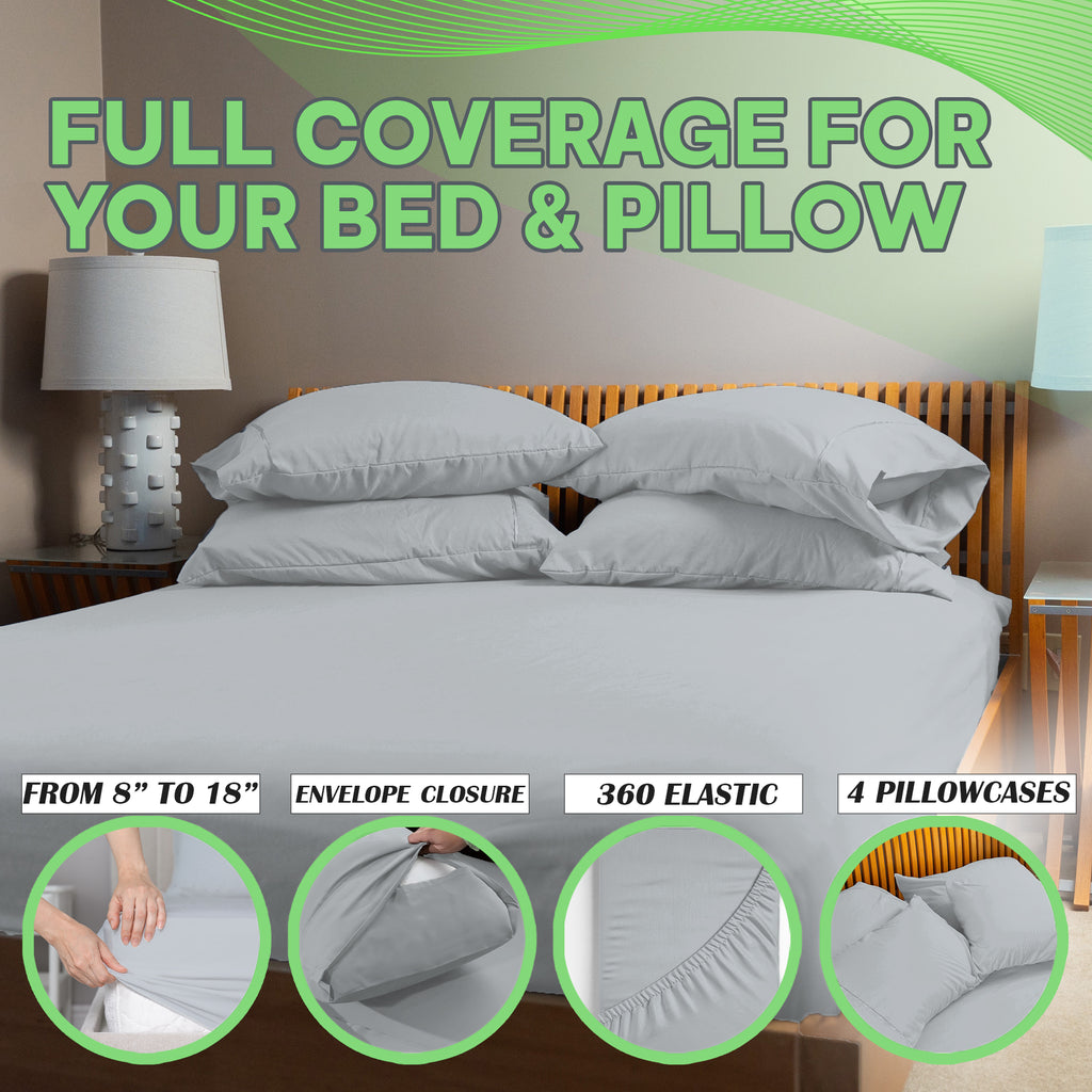 4 Pc Bamboo Sheet Set - TWIN XL