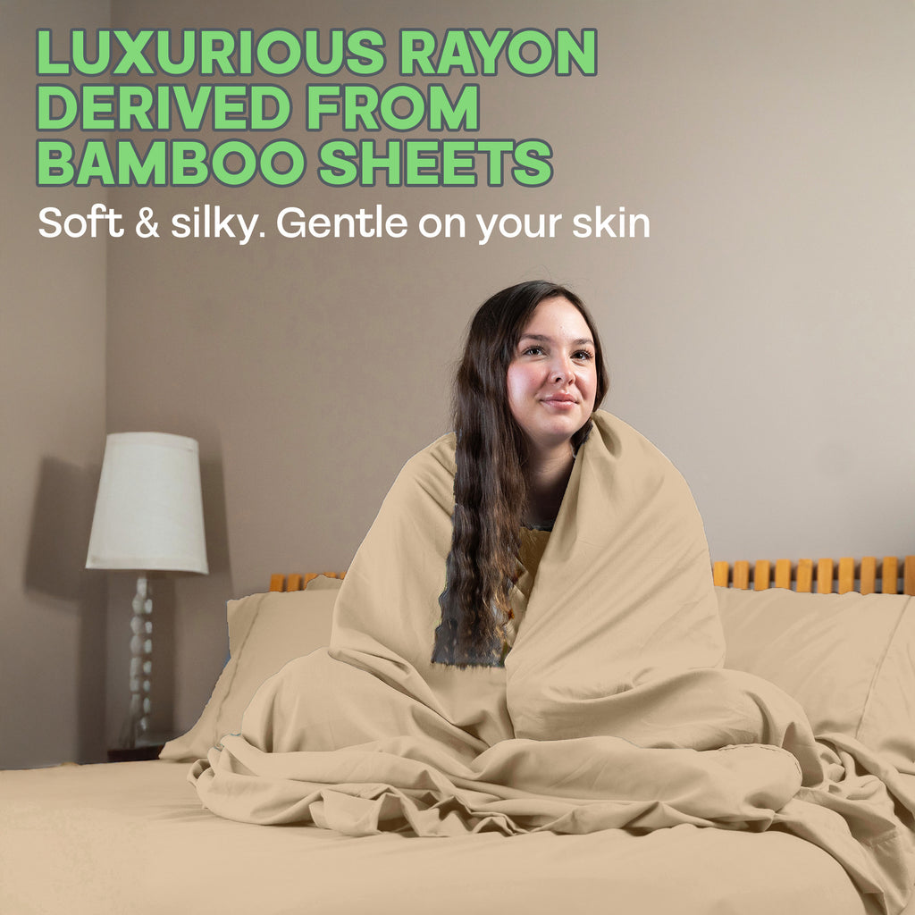 4 Pc Bamboo Sheet Set - TWIN XL