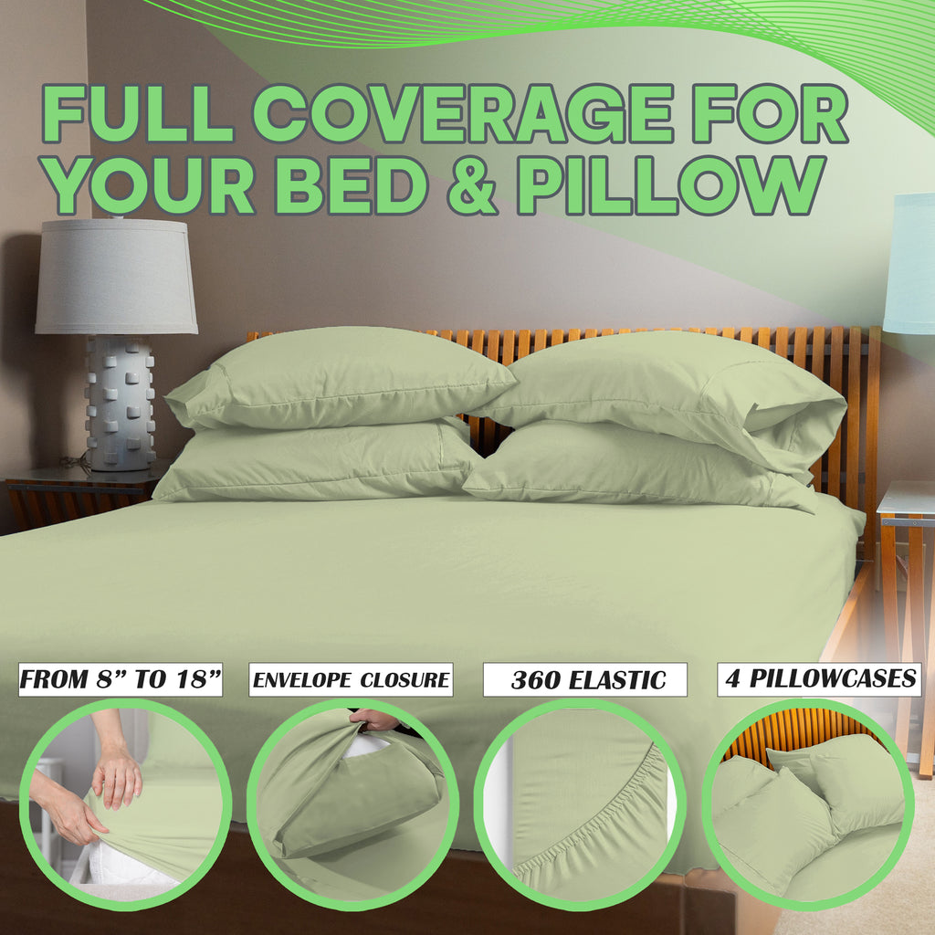 4 Pc Bamboo Sheet Set - TWIN XL