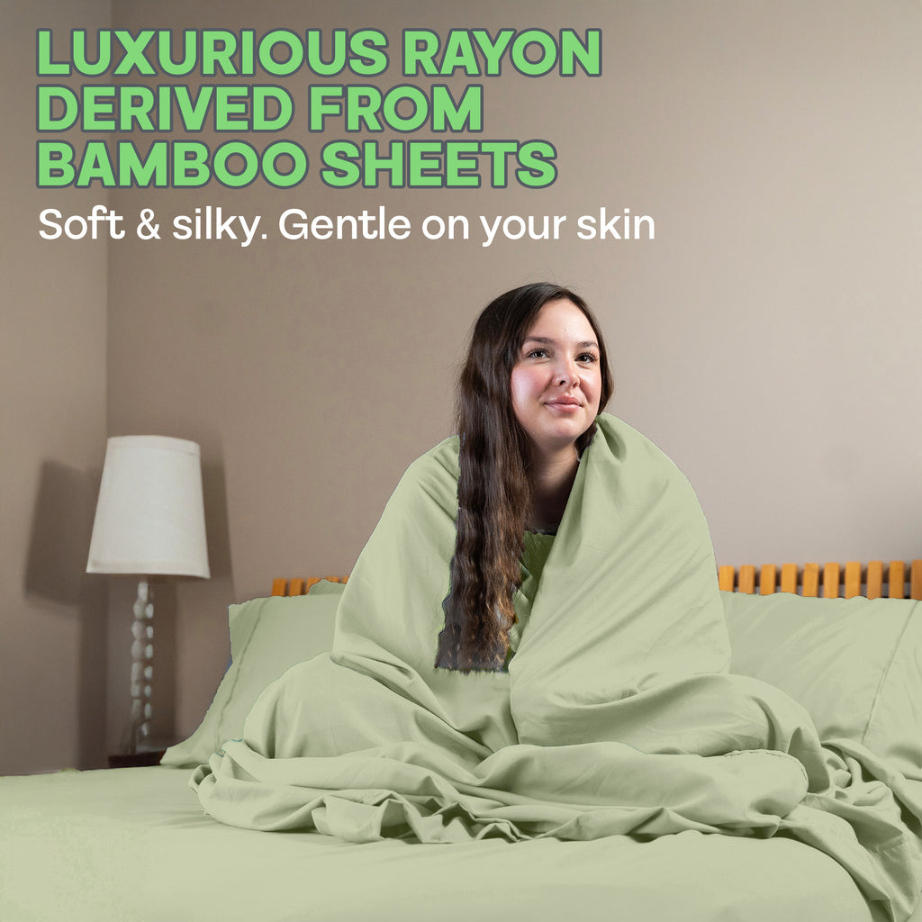 4 Pc Bamboo Sheet Set - TWIN XL