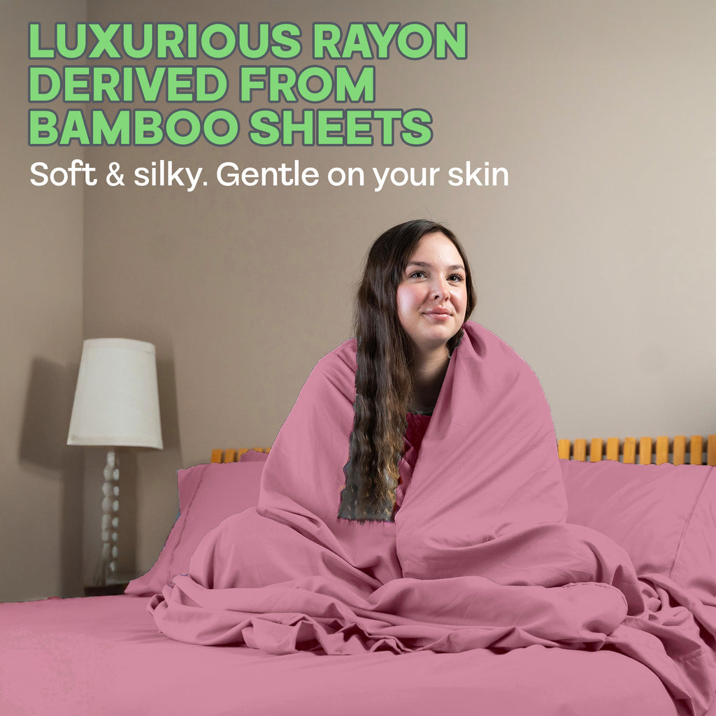 4 Pc Bamboo Sheet Set - TWIN XL