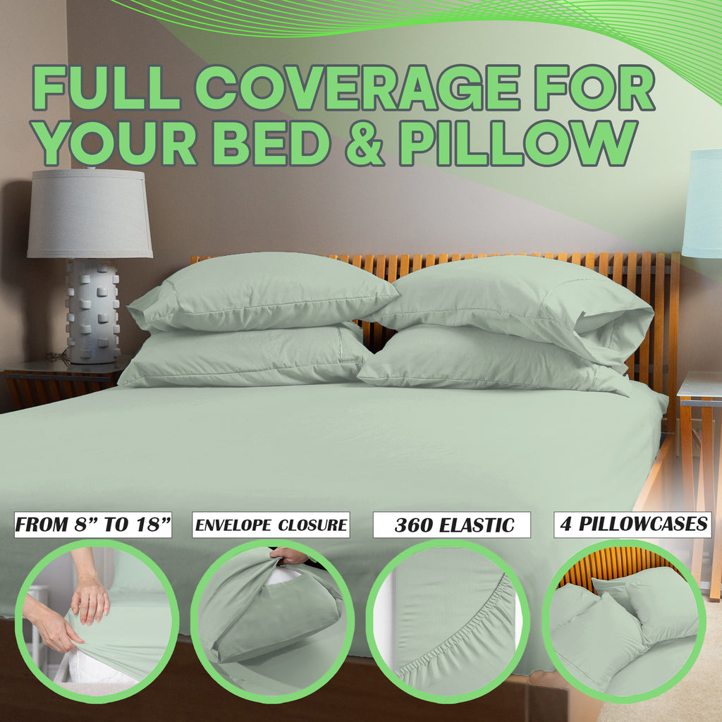 4 Pc Bamboo Sheet Set - TWIN XL