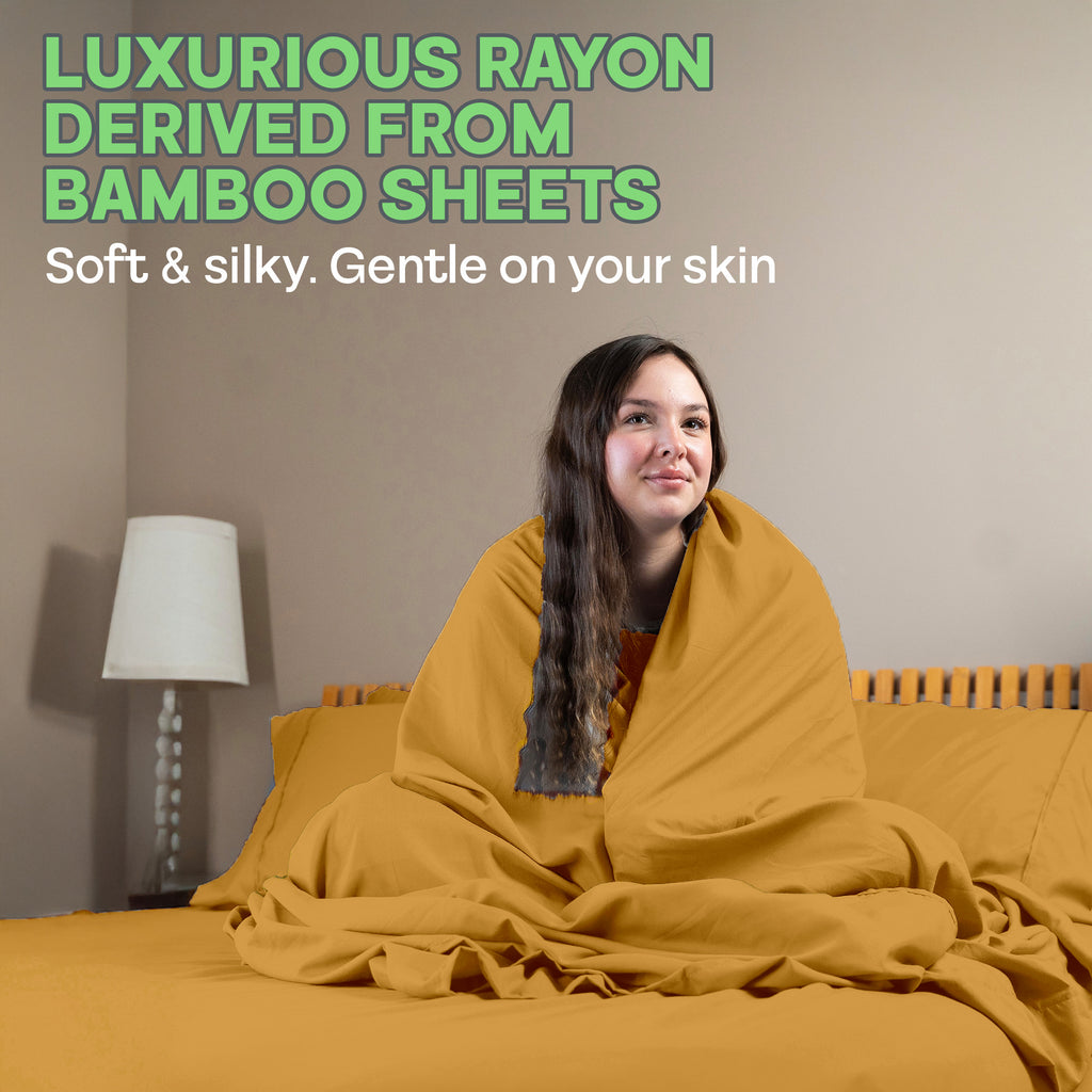 4 Pc Bamboo Sheet Set - TWIN XL