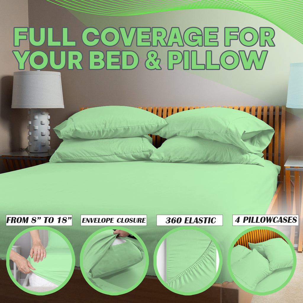 4 Pc Bamboo Sheet Set - TWIN XL