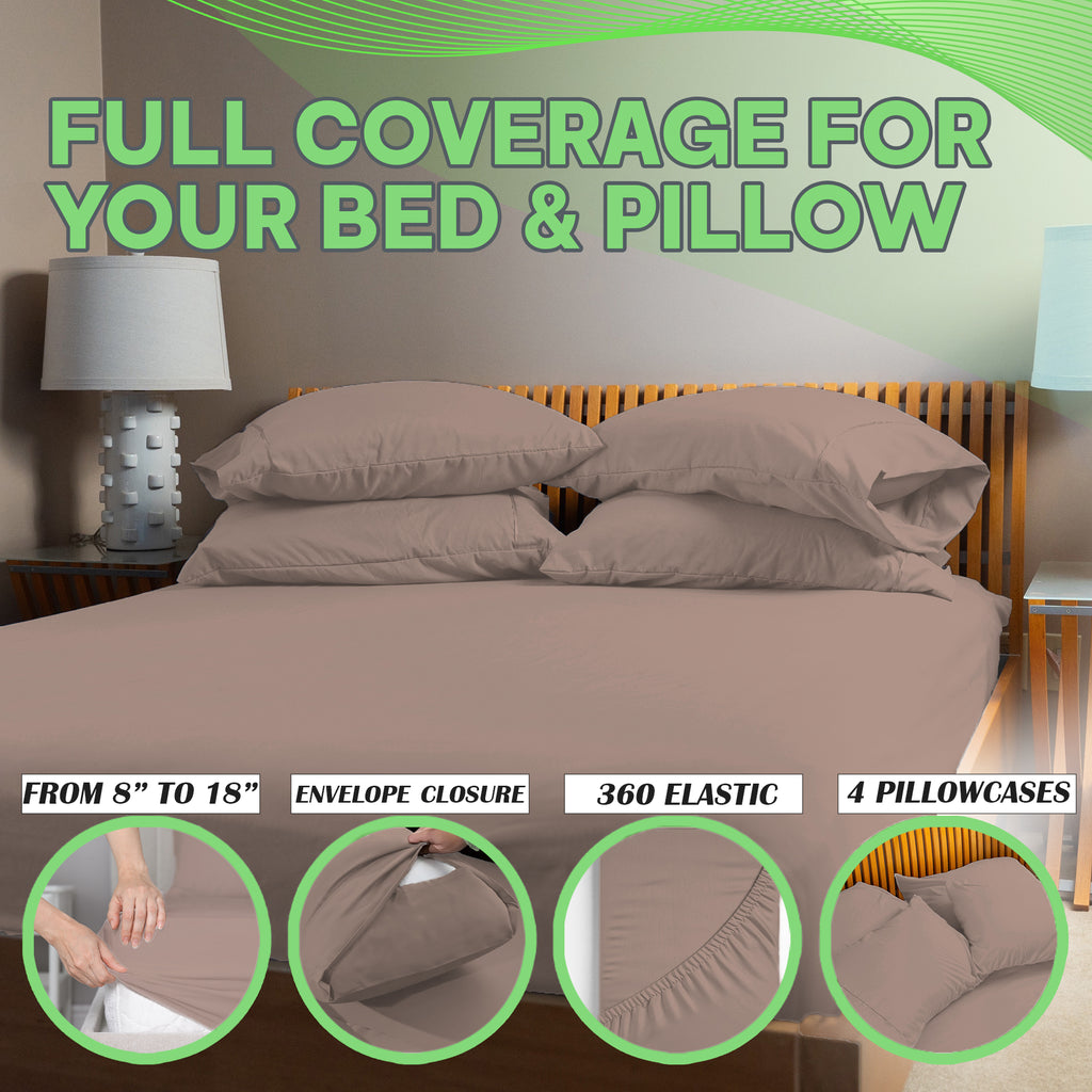 4 Pc Bamboo Sheet Set - TWIN XL