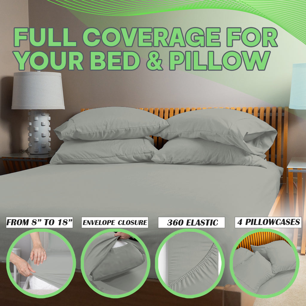 4 Pc Bamboo Sheet Set - TWIN XL