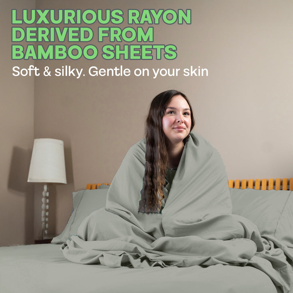 4 Pc Bamboo Sheet Set - TWIN XL