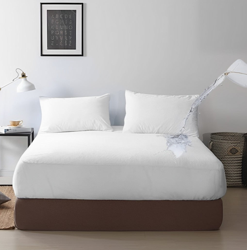 Sacred Thread Waterproof Mattress Protector - Fitted Elastic with Deep Pockets for Any Size Mattress