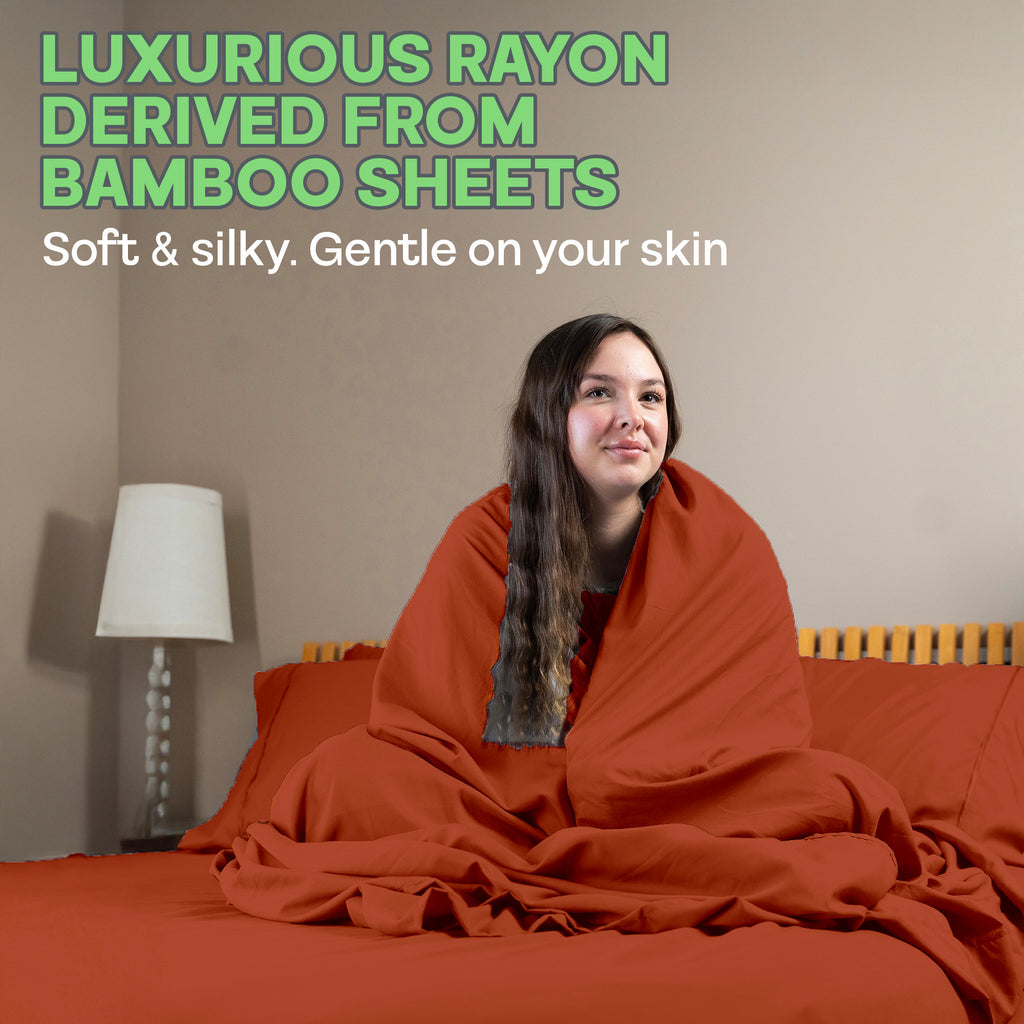 4 Pc Bamboo Sheet Set - TWIN XL