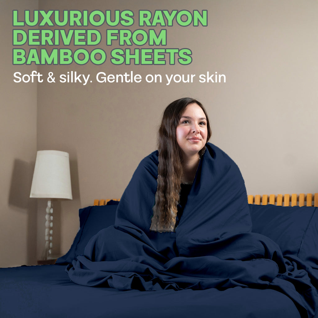 4 Pc Bamboo Sheet Set - TWIN XL