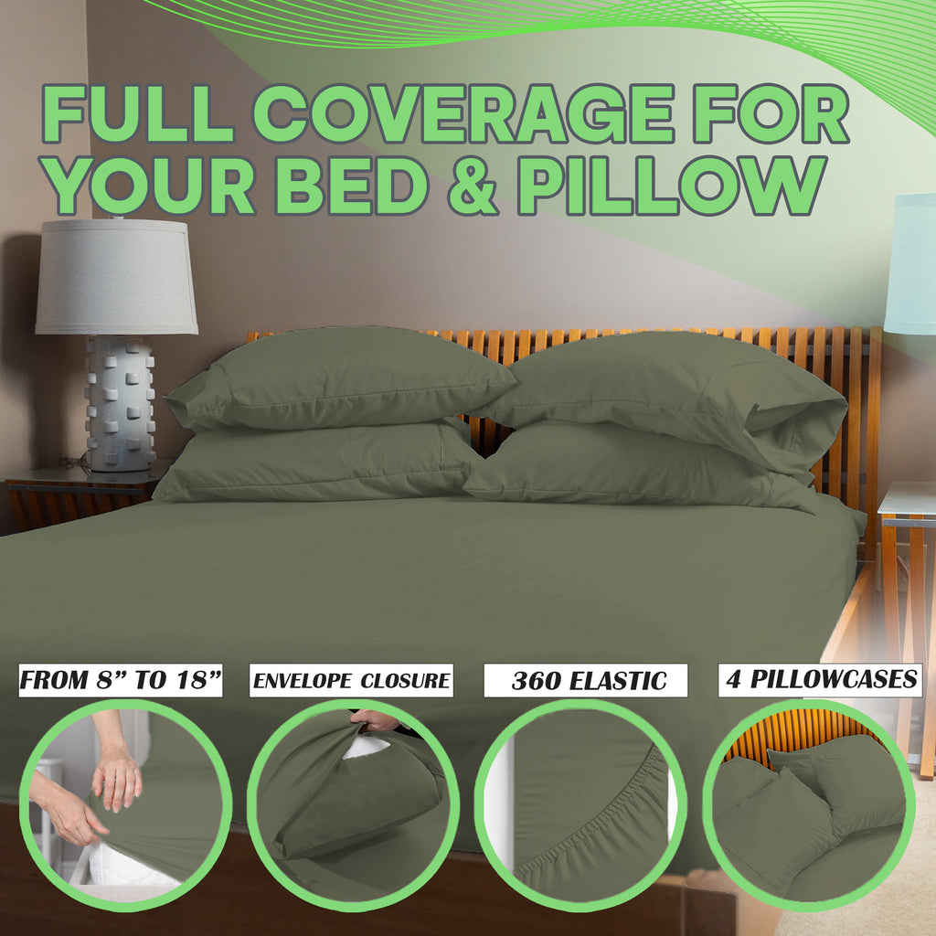 4 Pc Bamboo Sheet Set - TWIN XL