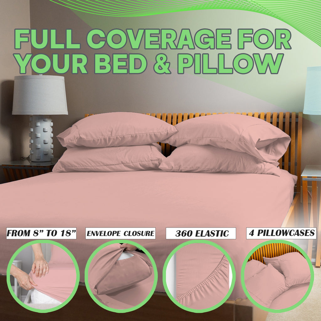 4 Pc Bamboo Sheet Set - TWIN XL