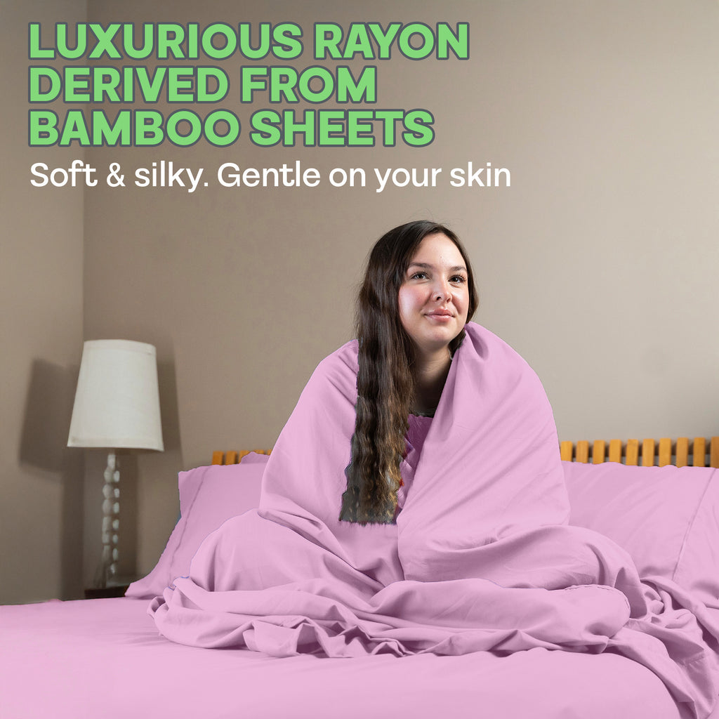 4 Pc Bamboo Sheet Set - TWIN XL