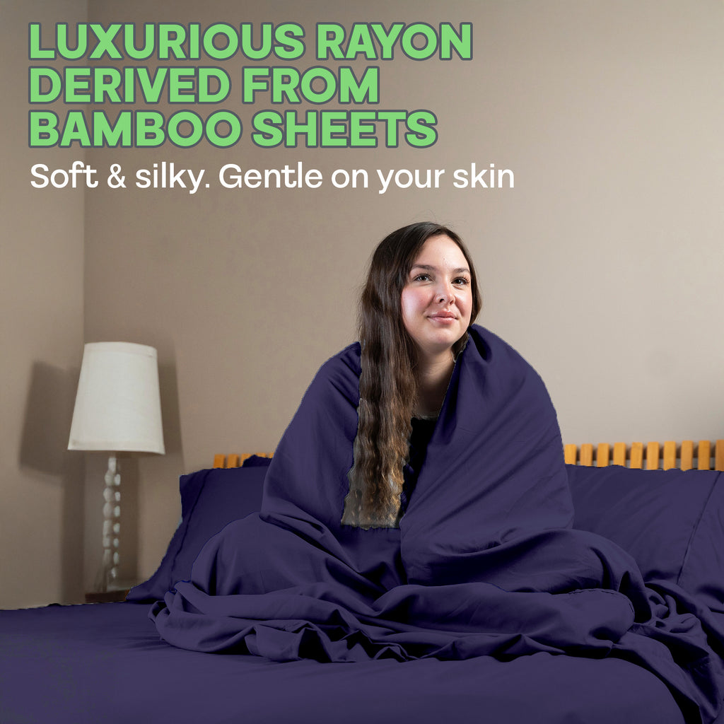 4 Pc Bamboo Sheet Set - TWIN XL