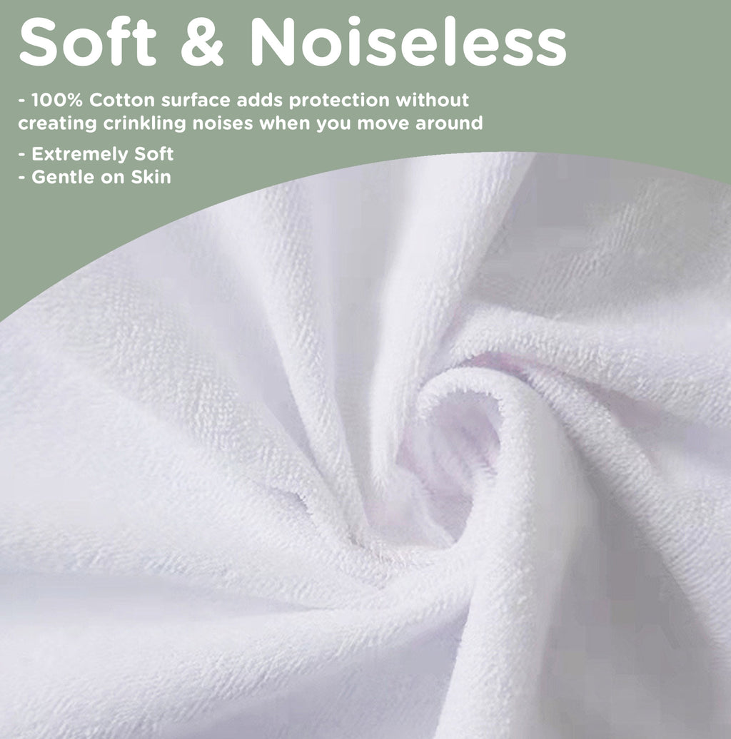 Sacred Thread Waterproof Mattress Protector - Fitted Elastic with Deep Pockets for Any Size Mattress