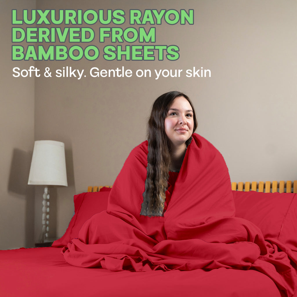 4 Pc Bamboo Sheet Set - TWIN XL