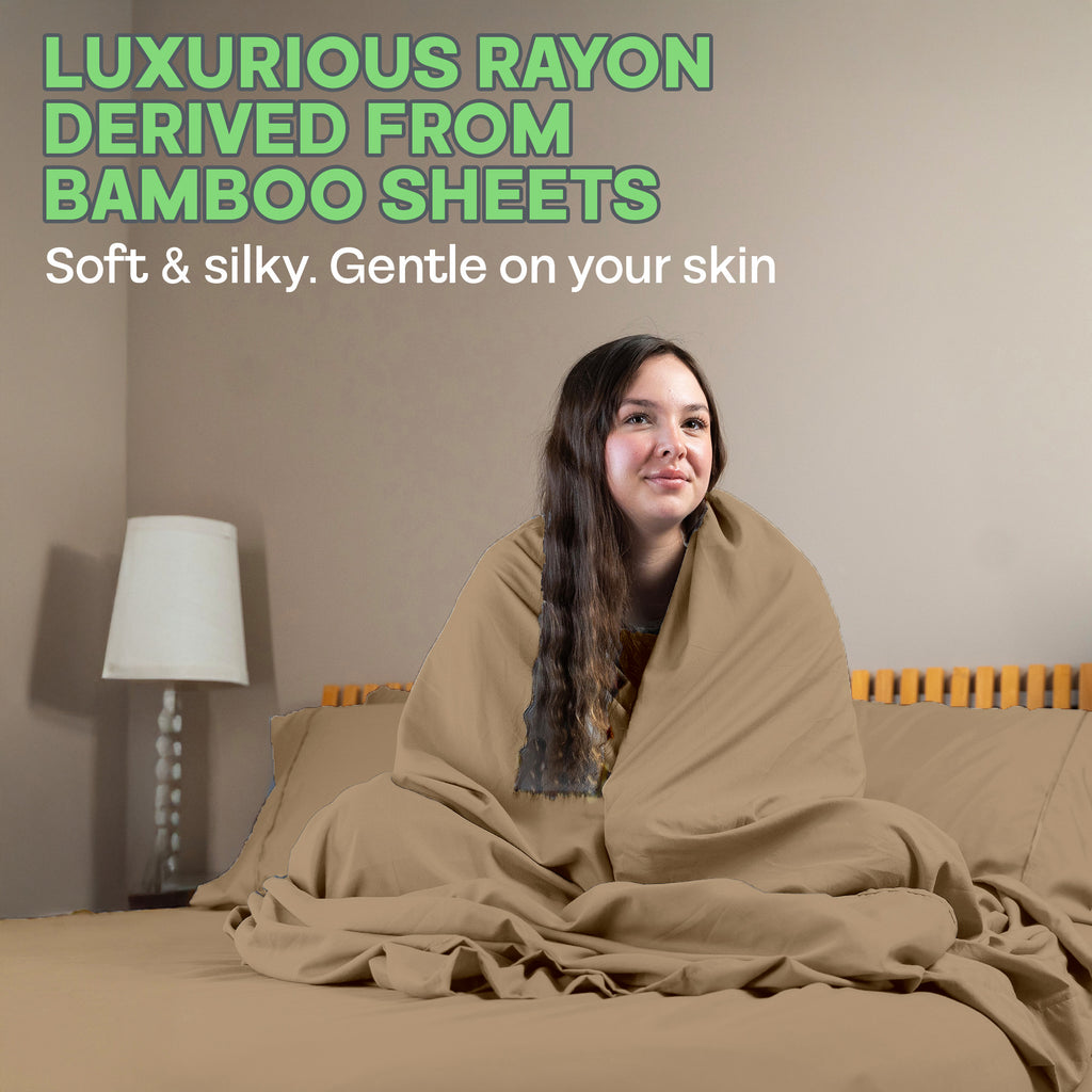 4 Pc Bamboo Sheet Set - TWIN XL