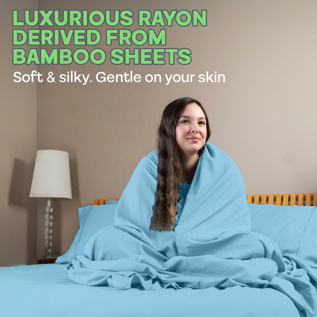 4 Pc Bamboo Sheet Set - TWIN XL
