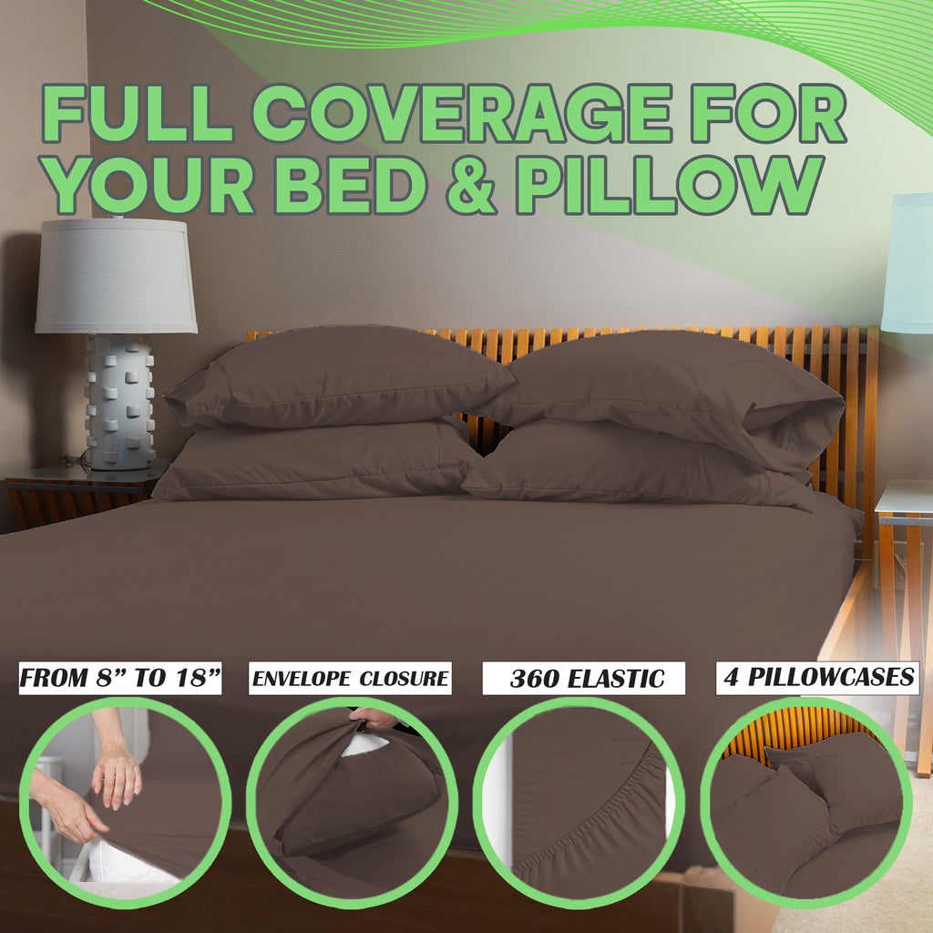 4 Pc Bamboo Sheet Set - TWIN XL