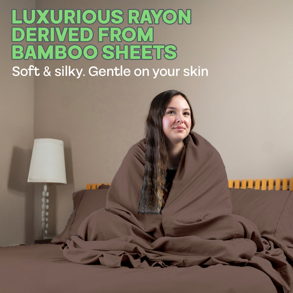 4 Pc Bamboo Sheet Set - TWIN XL