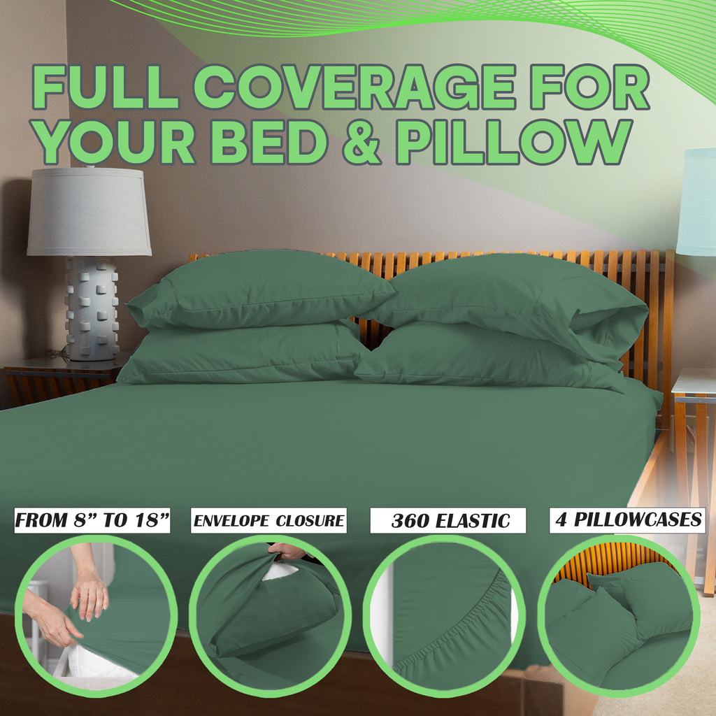 4 Pc Bamboo Sheet Set - TWIN XL