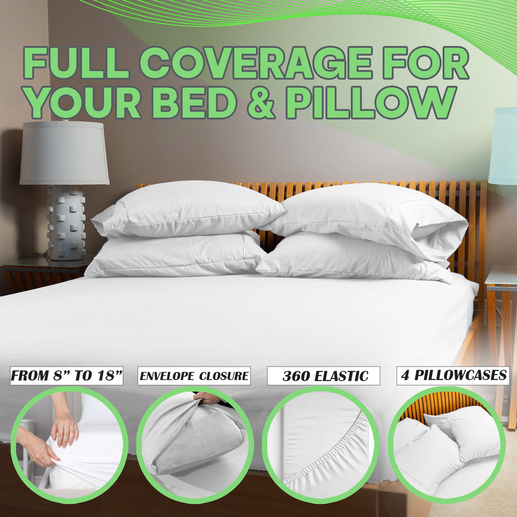 4 Pc Bamboo Sheet Set - TWIN XL