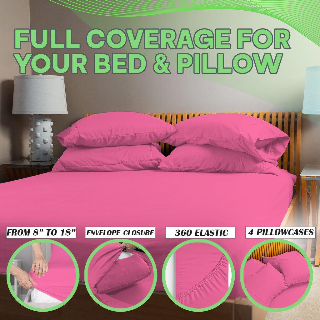 4 Pc Bamboo Sheet Set - TWIN XL