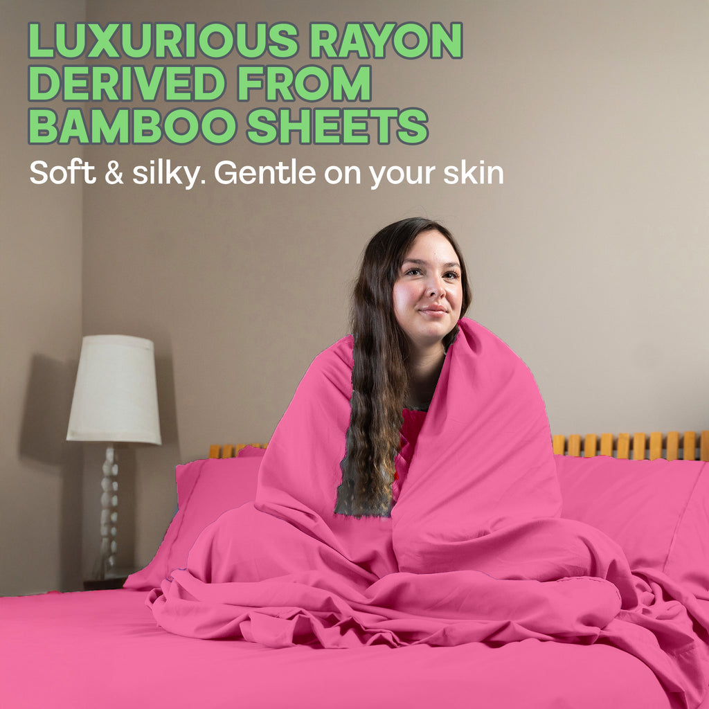 4 Pc Bamboo Sheet Set - TWIN XL