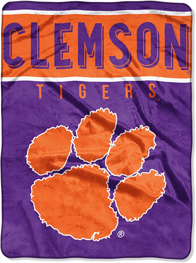 Plush 60X80 inch Blanket - Extremely Soft - Machine Washable - CLEMSON